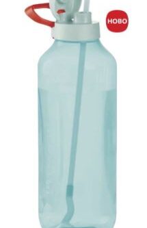 Еко-бутилка със сламка AquaVibe светло синя 2 л Tupperware